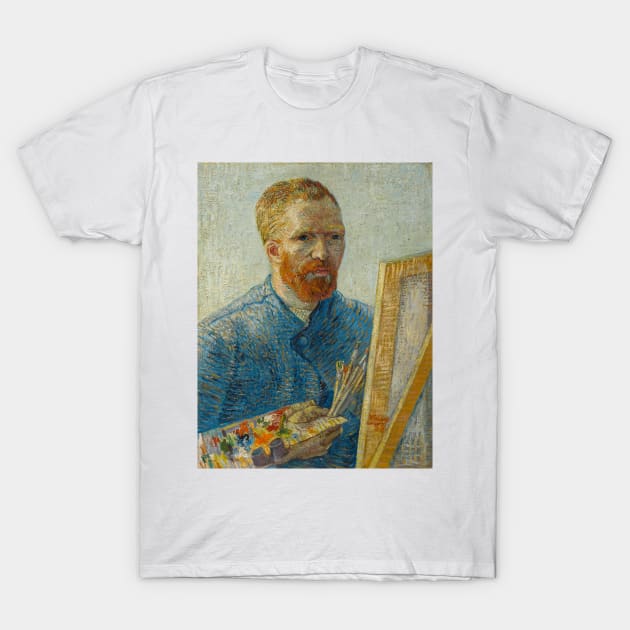 Vincent Vangogh Self Portrait T-Shirt by RetroSalt